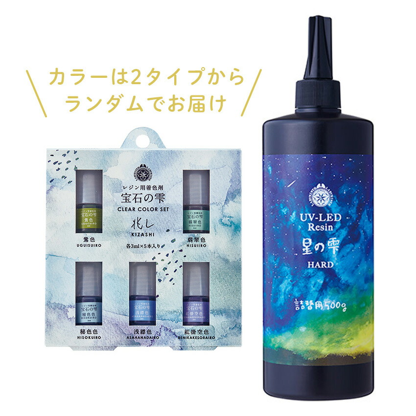 ひなこページ　パジコ　星の雫　UV/LED硬化レジン液　500g hoshi500-1.jpg