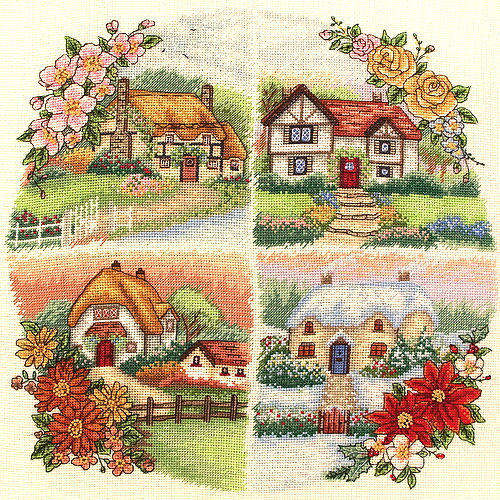 楽天市場】刺繍 輸入キット Bothy Threads XVS4 Three Little Pigs 三