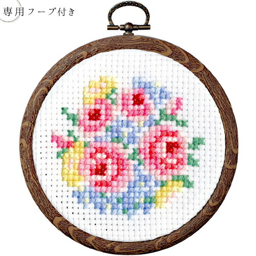 クロスステッチキット ピンクフラワーブルーム 14CT 布に図案印刷あり 刺繍 クロスステッチキット ピンクフラワーブルーム 花咲く桃花 14CT 31×38cm 布に図案印刷あり 刺繍