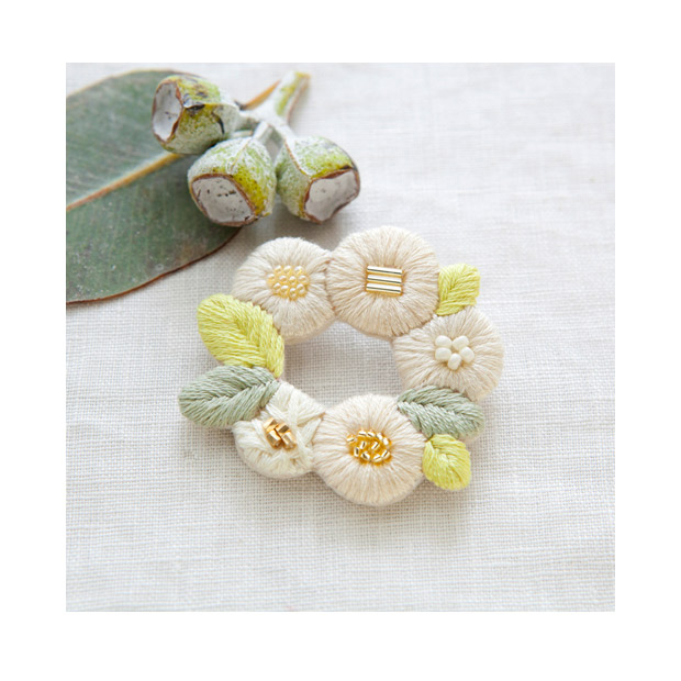 楽天市場】K.omonoさんの刺繍アクセサリーキット hanabatake