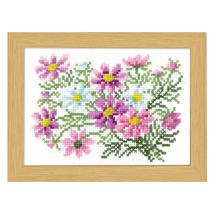 クロスステッチ刺繍風景画2点セット フレーム付き ピアノと女の子　あじさい 8183r-I3vtL._AC_UL210_SR210,