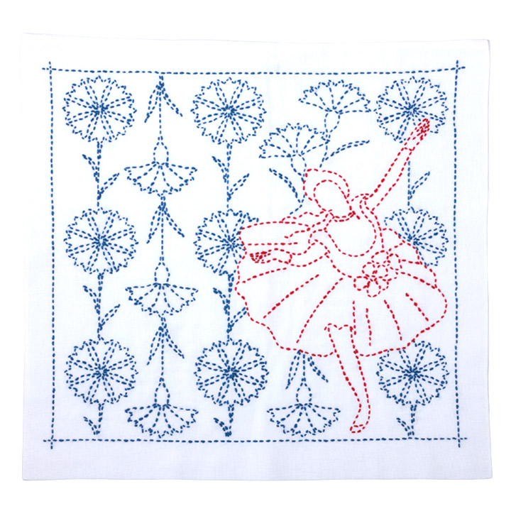 楽天市場】刺繍 キット チューリップ 刺し子 花ふきん SASHIKO WORLD
