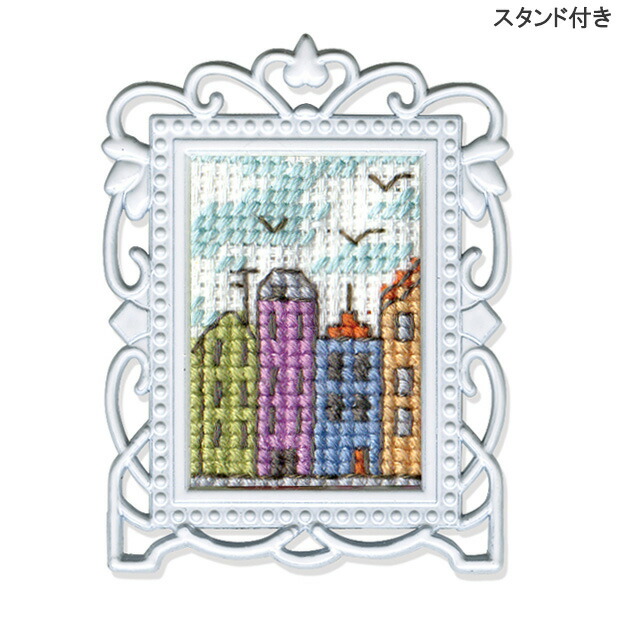 楽天市場】【冬刺繍P15】 刺繍 輸入キット 小花と蝶々 【メール便可