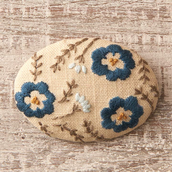 楽天市場】刺繍 地刺しキット カードケース ヤツデの花｜コスモ