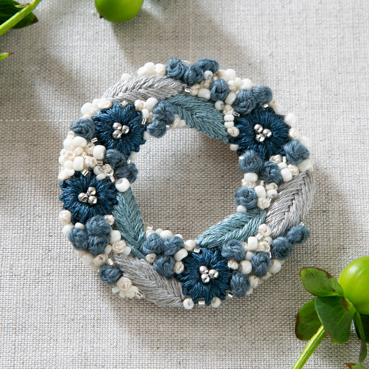 楽天市場】◎秋刺繍◎ K.omonoさんの刺繍アクセサリーキット