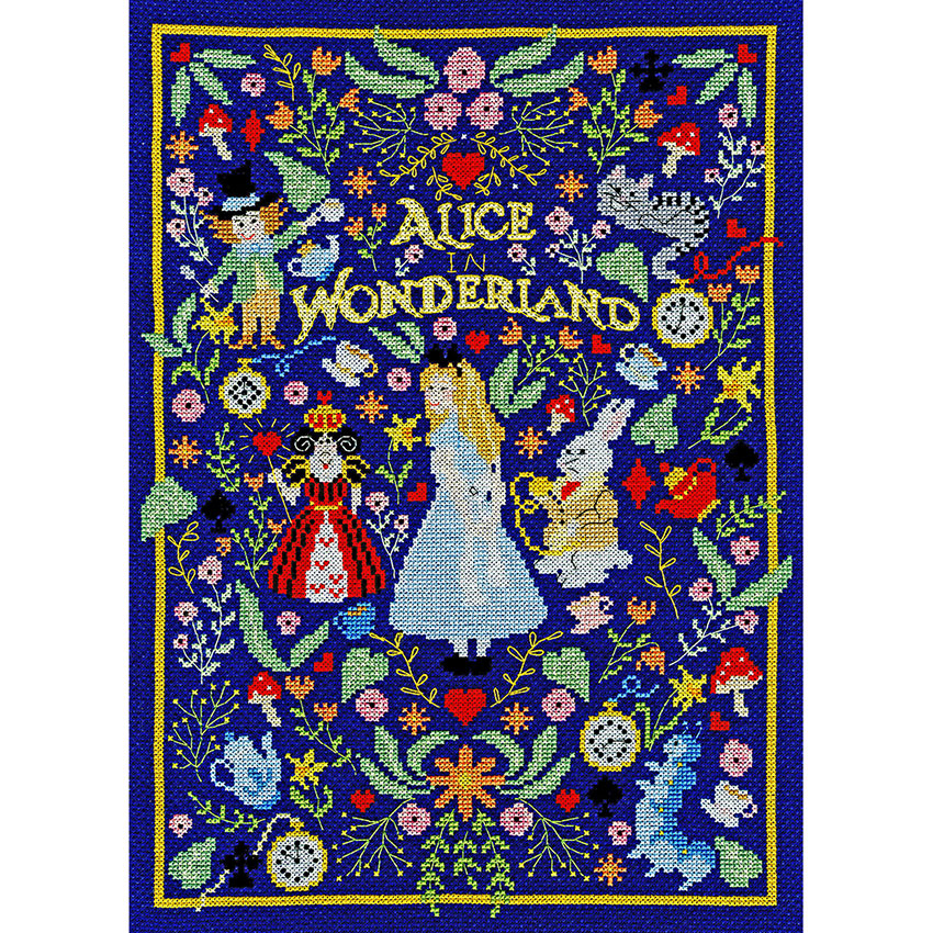 輸入刺繍キットBothyThreadsXVS1ThroughTheLookingGlass鏡の国アリスワンダーランド|刺繍キット鏡の国のアリスアリス不思議の国のアリス