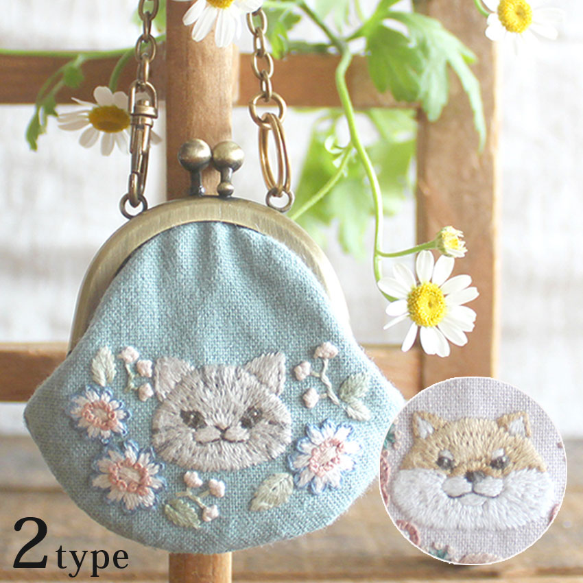 シマエナガ　がま口バッグ　ハンドメイド シマエナガ がま口バッグ ハンドメイド