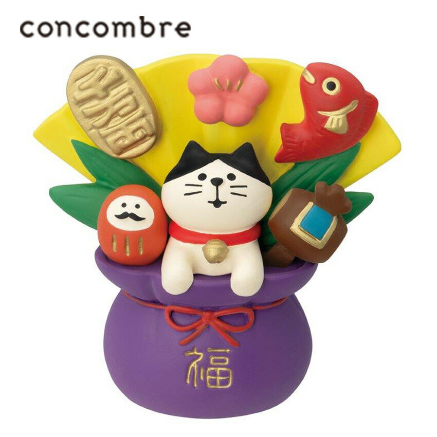 デコレ concombre かわいい お祝い動物達の置物セット すぐにお届け DECOLE（デコレ） コンコンブル / フラワーにゃんこ お祝いの花束