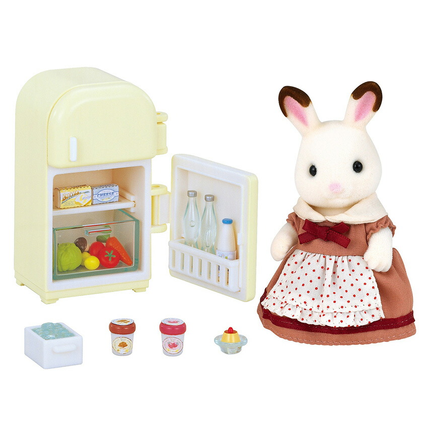 楽天市場】シルバニアファミリー ショコラウサギのお父さん 家具セット