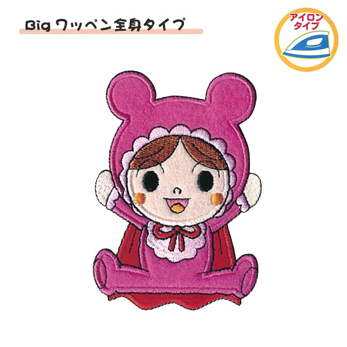 楽天市場 アンパンマンワッペン アンパンマン あかちゃんまんapw 2 ネコポス便ok ハンドクラフト Button Button
