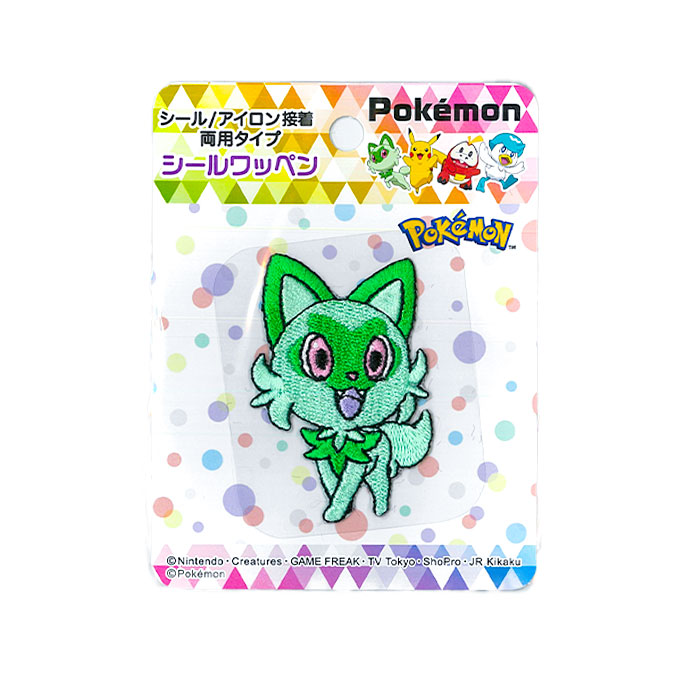 【楽天市場】ニャオハ シール ワッペン pokemon ポケモン スカーレット バイオレット POW001 (取り寄せ品) (メール便可):手芸倶楽部
