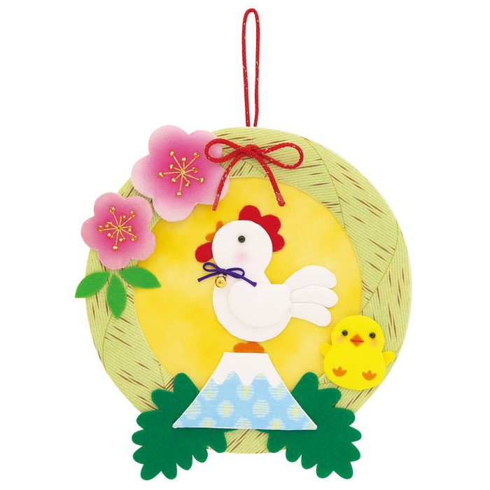 楽天市場】干支 手芸キット 幸福酉のタペストリー PA-742 とり