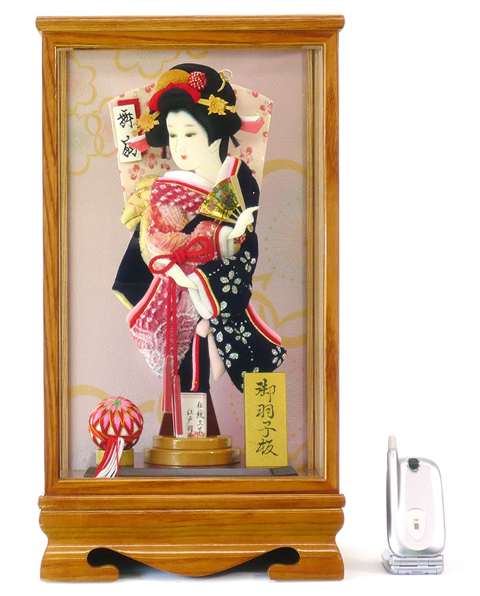 羽子板 初正月 初節句 厄除け ケース飾り かわいい 立体 振袖 道成寺 毬飾り 送料無料 ｺﾝﾊﾟｸﾄ ﾐﾆ 新作 秀光 限定品 目玉商品 お買得 人気 ランキング A1113