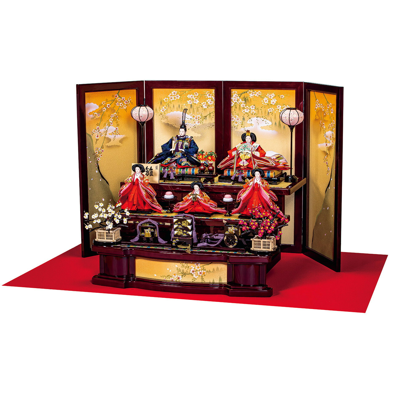 雛人形 ひな人形 お雛様 おひなさま かわいい 手作り 新作 秀光 限定品 送料無料 初節句 ひな祭り 段 3段 五人 5人 買得 お得 人気 ランキング A3180