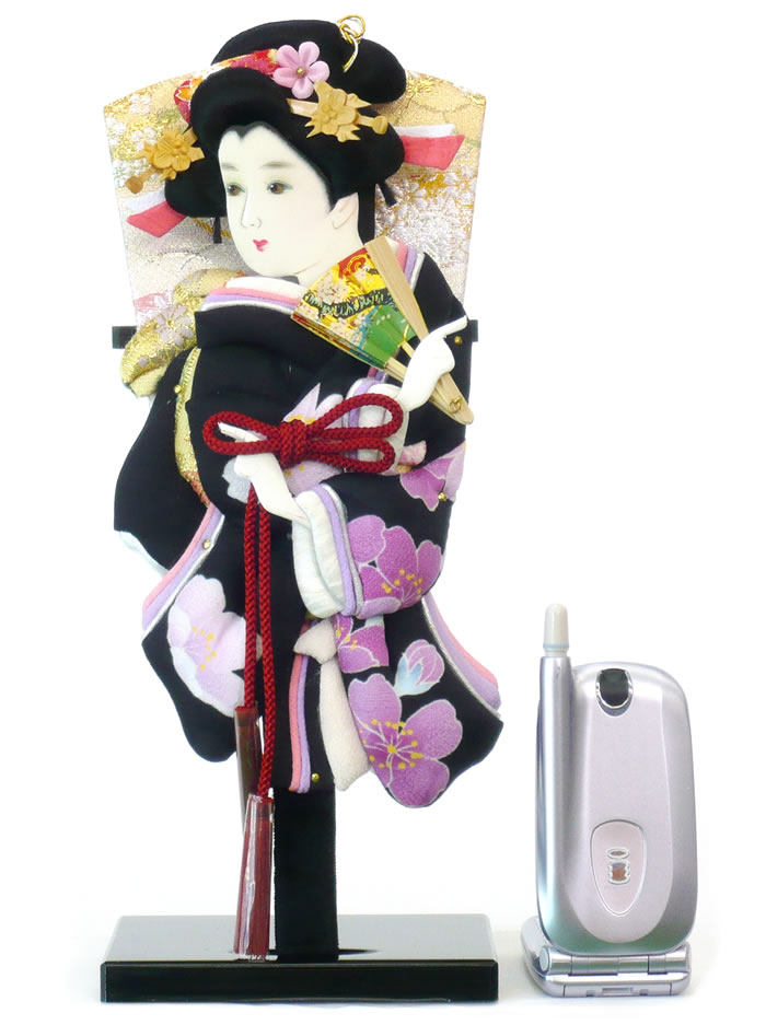 羽子板 初正月 初節句 厄除け 出し飾り かわいい 立体 振袖 道成寺  コンパクト ミニ 新作 秀光 限定品 目玉商品 お買得 人気 ランキング P6152