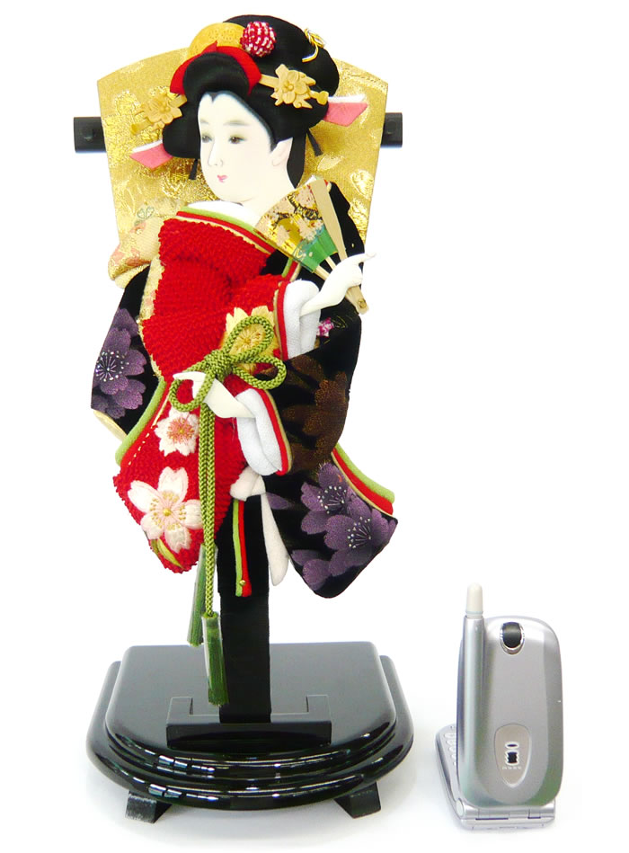羽子板 初正月 初節句 厄除け 出し飾り かわいい 立体 振袖 道成寺  送料無料 ｺﾝﾊﾟｸﾄ ﾐﾆ 新作 秀光 限定品 目玉商品 お買得 人気 ランキング P6160