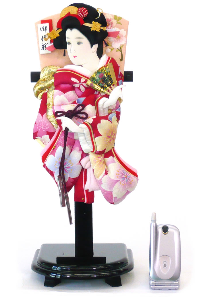 羽子板 初正月 初節句 厄除け 出し飾り かわいい 立体 振袖 道成寺  送料無料 コンパクト ミニ 新作 秀光 限定品 目玉商品 お買得 人気 ランキング P6162