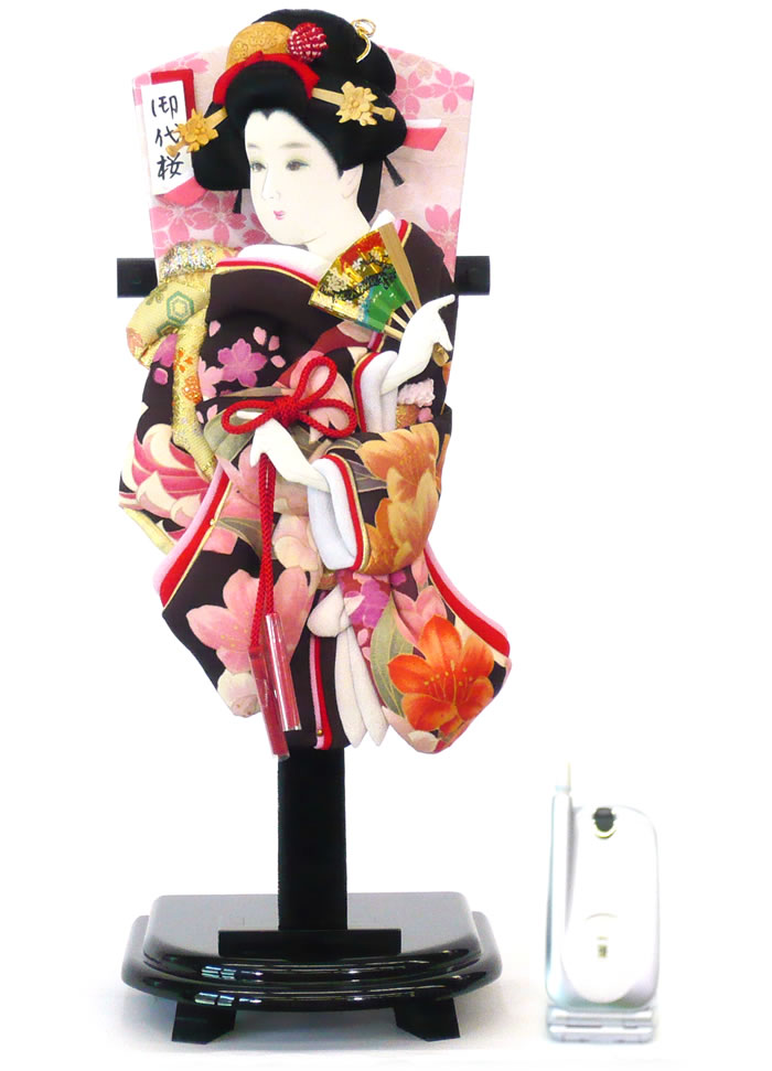 羽子板 初正月 初節句 厄除け 出し飾り かわいい 立体 振袖 道成寺  送料無料 ｺﾝﾊﾟｸﾄ ﾐﾆ 新作 秀光 限定品 目玉商品 お買得 人気 ランキング P6163