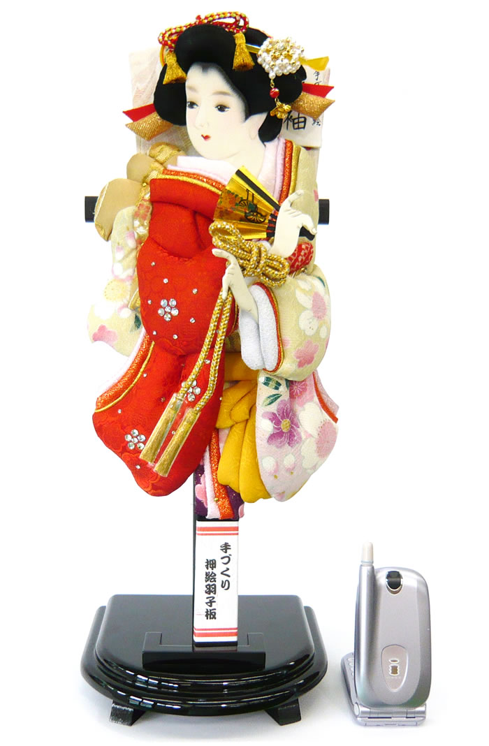羽子板 初正月 初節句 厄除け 出し飾り かわいい 立体 振袖 道成寺  送料無料 ｺﾝﾊﾟｸﾄ ﾐﾆ 新作 秀光 限定品 目玉商品 お買得 人気 ランキング P6165