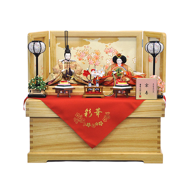 雛人形 ひな人形 お雛様 おひなさま  かわいい 手作り  年 新作 秀光 限定品 送料無料 コンパクト ミニ 初節句 ひな祭り 収納 二人 ２人 名前 袱紗 買得 お得 人気 ランキング P85201