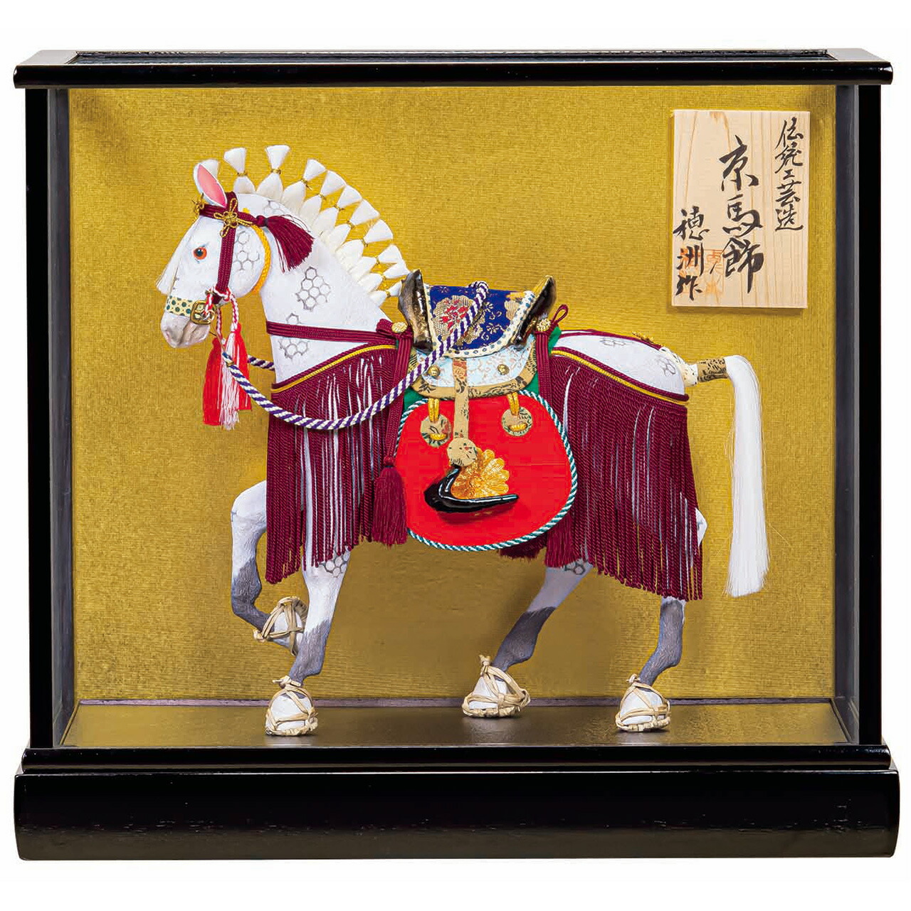 金属工芸 馬と人の装飾品 ykn-sutoa_ykn1055