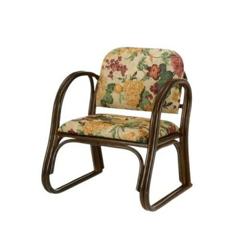 今枝商店　Romantic Rattan　籐思いやり座椅子　ミドルタイプ 　S109B【送料無料】｜収納ラボ