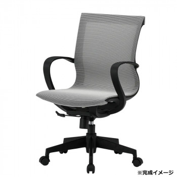 藤沢工業(TOKIO) オフィスチェア CF-10M グレー【送料無料】|収納ラボ