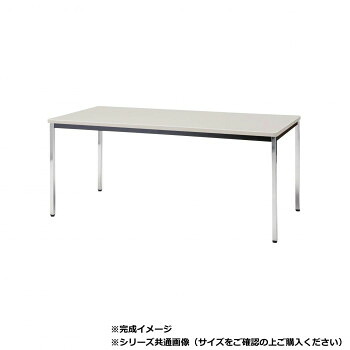 藤沢工業(TOKIO)　ミーティングテーブル　TDWS-1860K ニューグレー【送料無料】｜収納ラボ