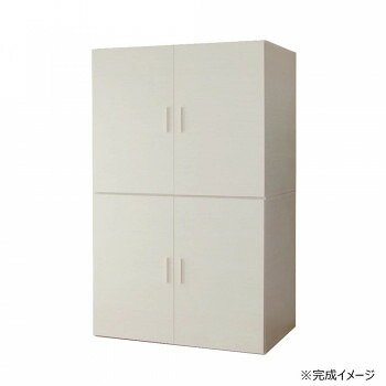 日本製組立家具 CO-TS 布団収納タンス 白(2梱包)【送料無料】｜収納ラボ