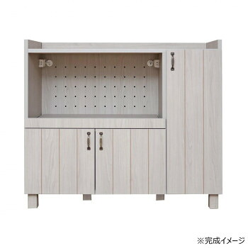日本製組立家具 キッチンカウンター スライド式レンジ台 CO-CN-9010SR【送料無料】|収納ラボ