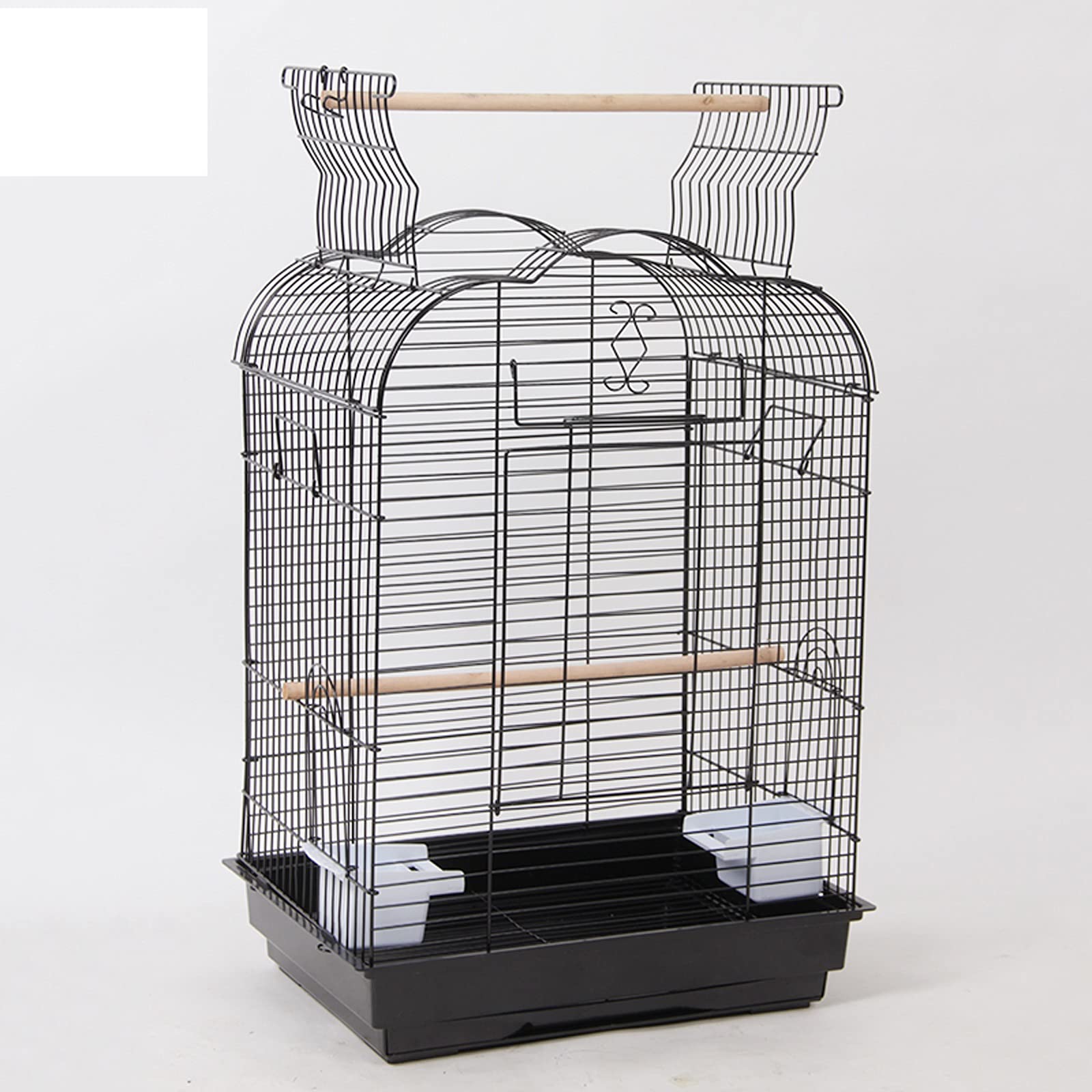 鳥かご 半丸型のParakeet Cage Metal Tiger Skin Monkスターリング伏せ籠のぶら下がっている伏せ籠 愛玩動物伏せ籠