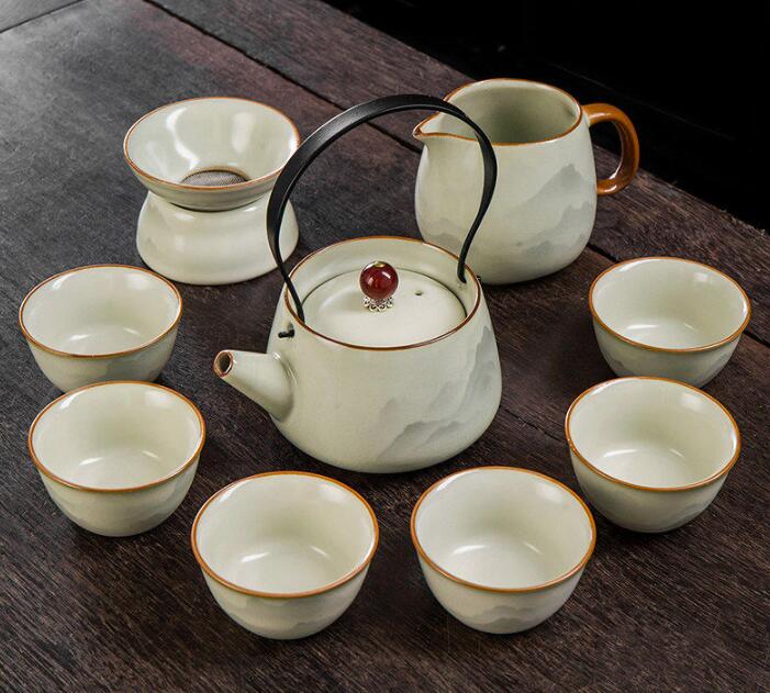 茶器セットは家庭用の軽い贅沢なティーポットカップをセットして、父の年長者にプレゼントします｜Shuozhou