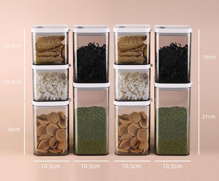 密封缶五穀雑穀貯蔵タンクキッチン収納ボックスプラスチック防湿粉ミルク缶干物貯蔵タンク