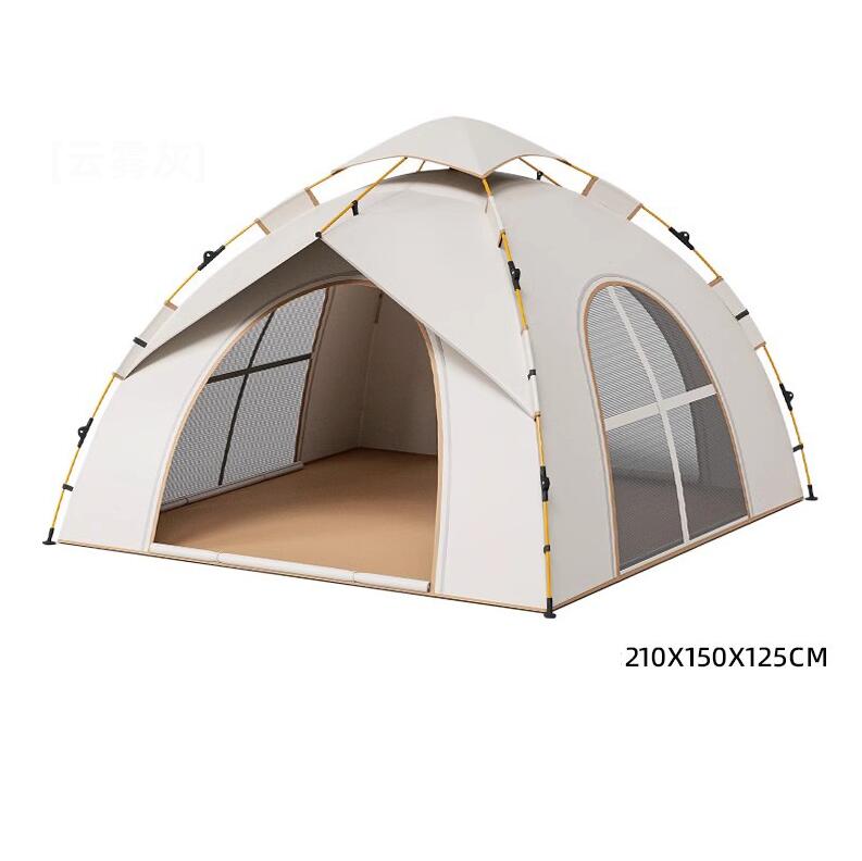 テント屋外キャンプポータブル折り畳み装備キャンプ夜の日焼け止め防水厚さ全自動開閉