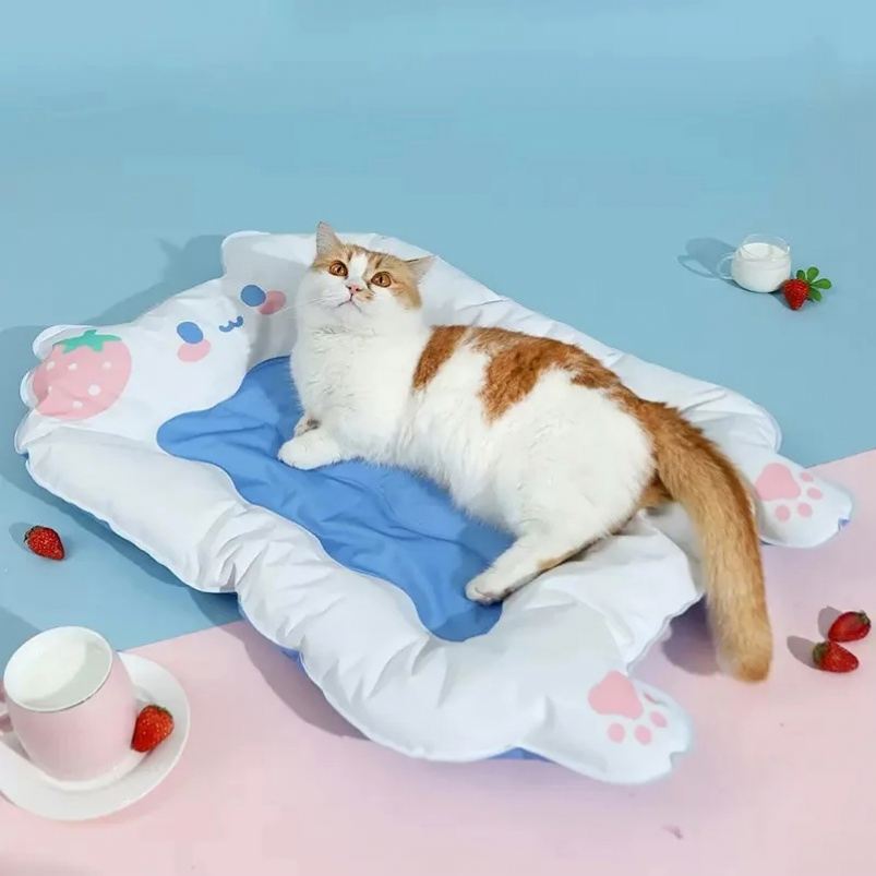 愛玩動物引っ敷き-PVC取りまかなう付き添い人ジェルアイスパッド \u0026 PP綿織物整形外科学猫犬寝台子壷のど首受け支える、ワット