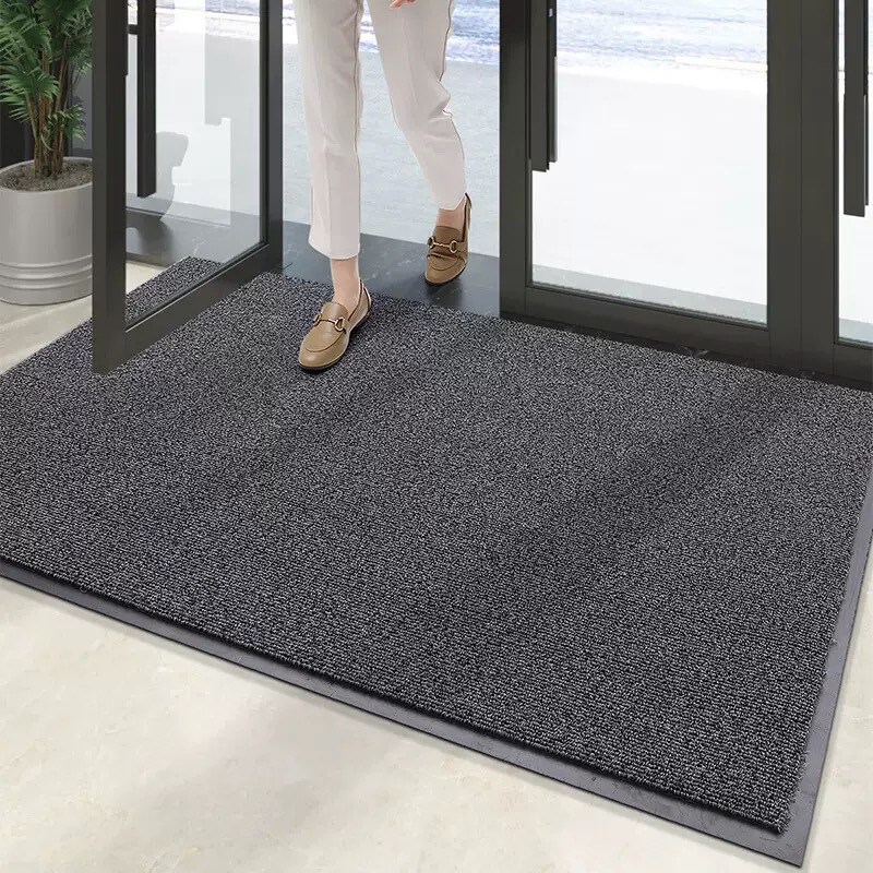 モダンなハイエンド抽象的な屋外エントランスドアマット滑り止めPPフロアカーペット10mmダスト除去カッタブルカーペット|Shuozhou