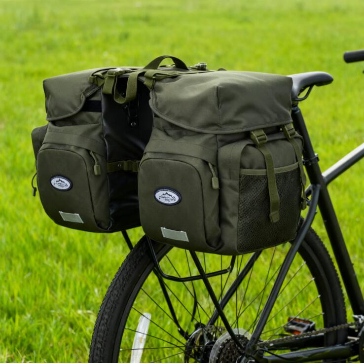 マイズされたナイロンバイクパニエ反射トリムサドルバッグサイクリング通勤 & アウトドアライディング用｜Shuozhou