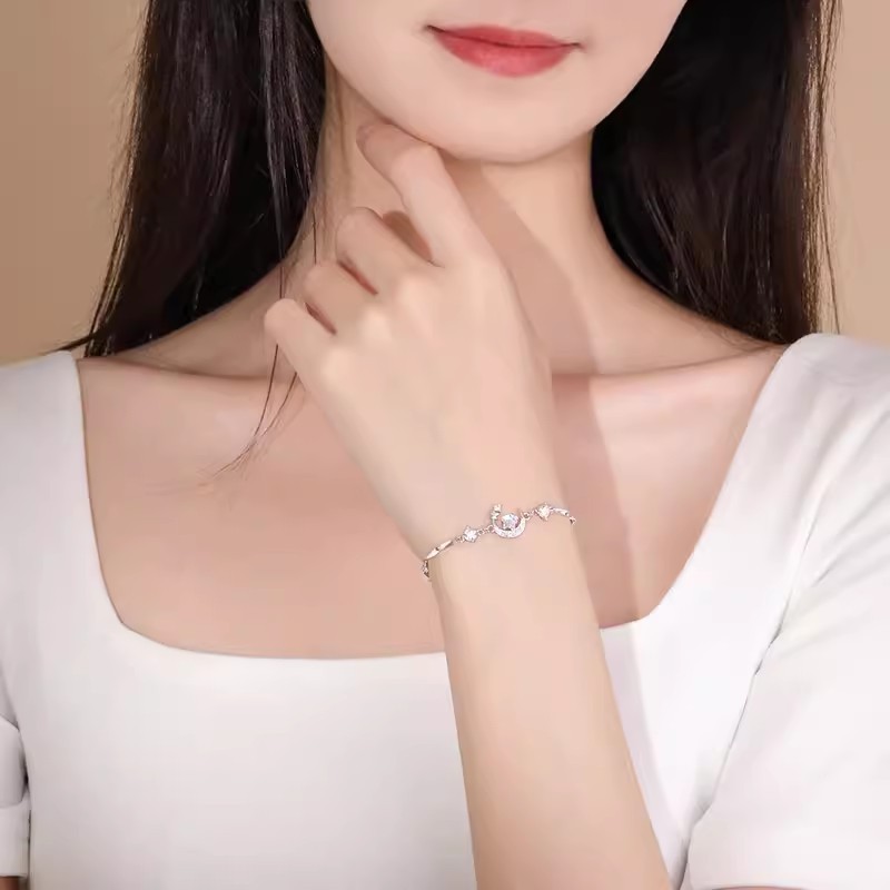 ?安画題中国風腕輪S925純銀御前上等滅多に無い柔らかい付属物