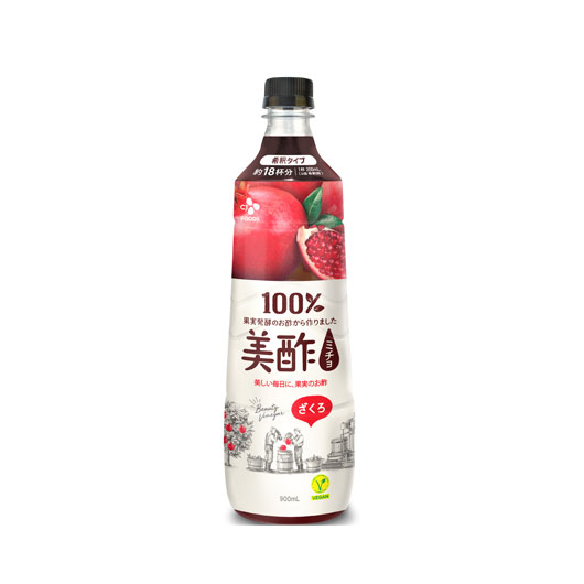 【送料無料】美酢 ミチョ ザクロ 900ml × 12本