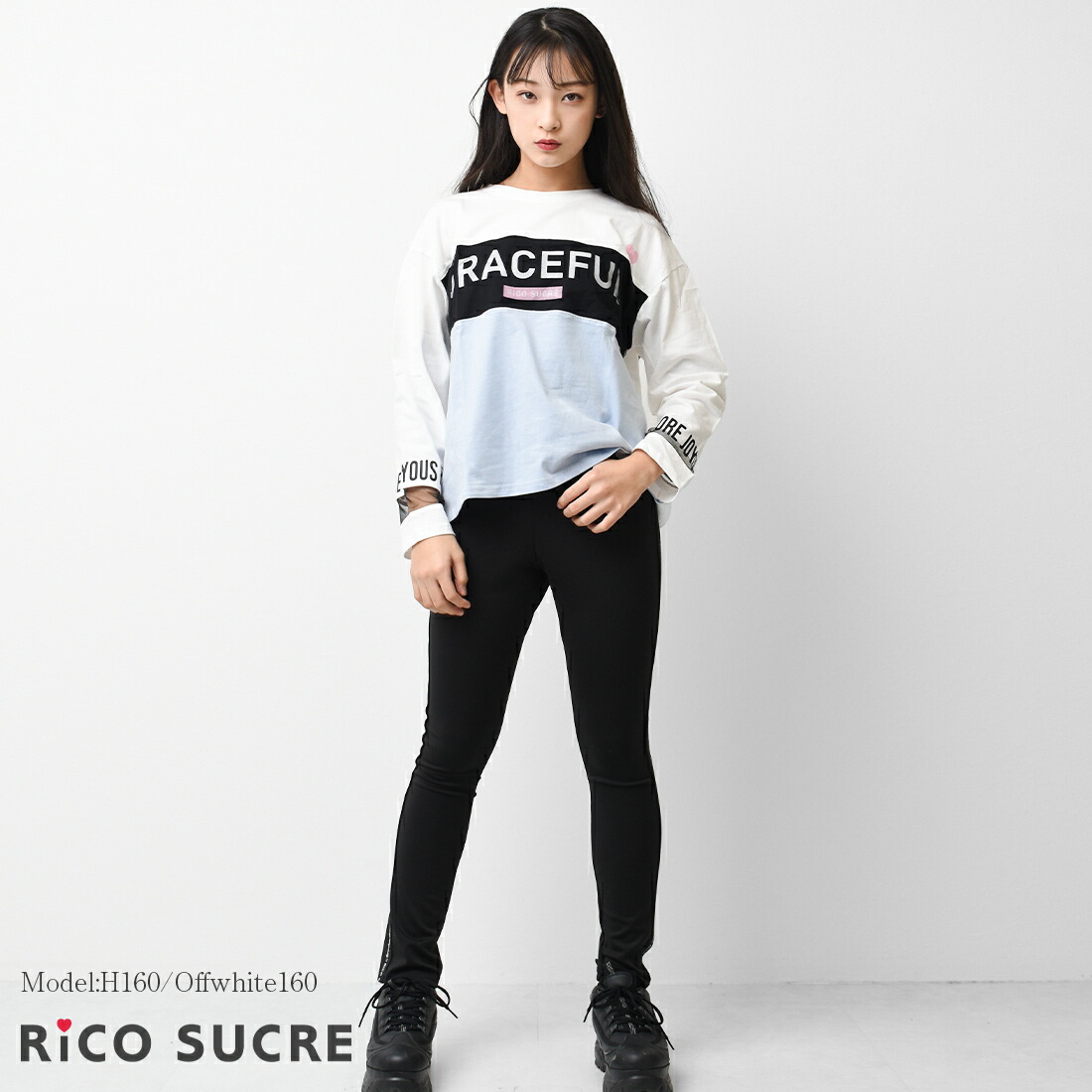 期間限定】 メッシュブロッキングロングTシャツ トップス ロンT 長袖 ゆったり 子供服 女の子 小学生 中学生 ファッション ガールズ キッズ  ジュニア 韓国子供服 大人っぽい ダンス 130cm 140cm 150cm 160cm 165cm www.medicare.co.th