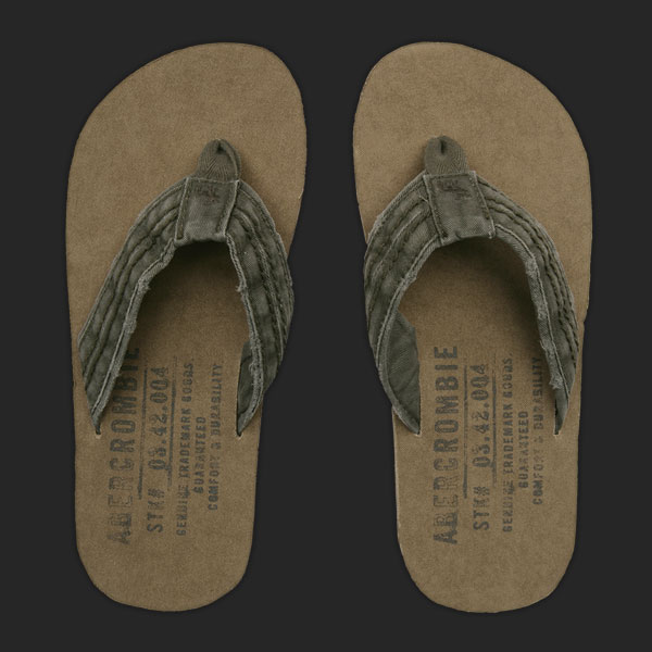 abercrombie flip flops mens