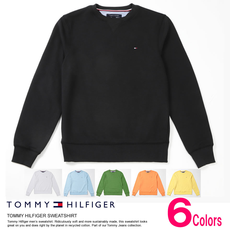 ■トミーヒルフィガー TOMMY HILFIGER 長袖 スウェット トレーナー 6色 お買い物マラソン 最大 ポイント 24倍 ! ラッピング 無料! 3980円以上 送料無料 ! メンズ かっこいい プレゼント ギフト にも! 秋物 新作 入荷!
