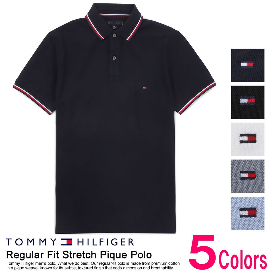■トミーヒルフィガー TOMMY HILFIGER 半袖 鹿の子 スポーツシャツ 5色 ラッピング 無料!  3980円以上 貨物輸送無料 ! メンズ かっこいい 差し上げ物 差し上げ物 にも! 秋冬物 新作 入荷!