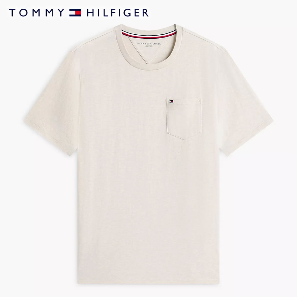 ■トミーヒルフィガー TOMMY HILFIGER 半袖 ポケット Tシャツ シュガーケーンヘザー ラッピング 無料! 3980円以上 送料無料 ! メンズ かっこいい プレゼント ギフト にも! 秋冬物 新作 入荷!