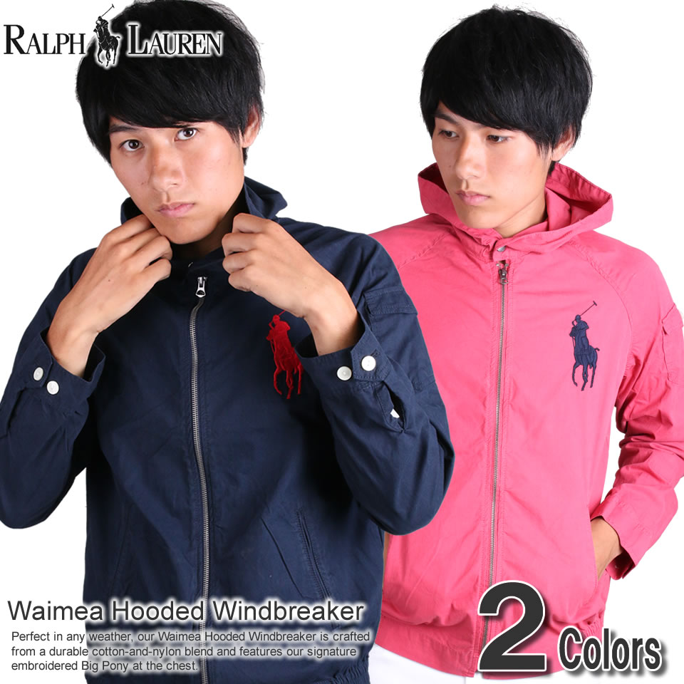 ralph lauren cotton blend windbreaker