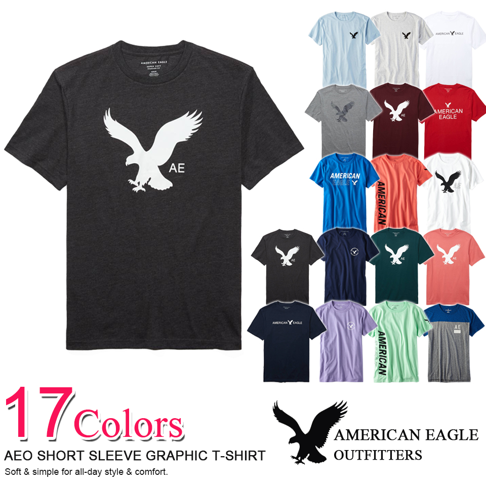 楽天市場 アメリカンイーグル メンズ 半袖tシャツ Aeo Short Sleeve Graphic T Shirt 17色 0519 0181 S M L Xl Xxl スーパーsale 最大 ポイント 24倍 ギフト ラッピング 無料 3980円以上 送料無料 即日発送 あす楽 メンズ かっこいい 秋冬物