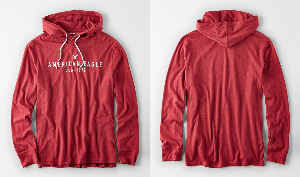 american eagle thin hoodie