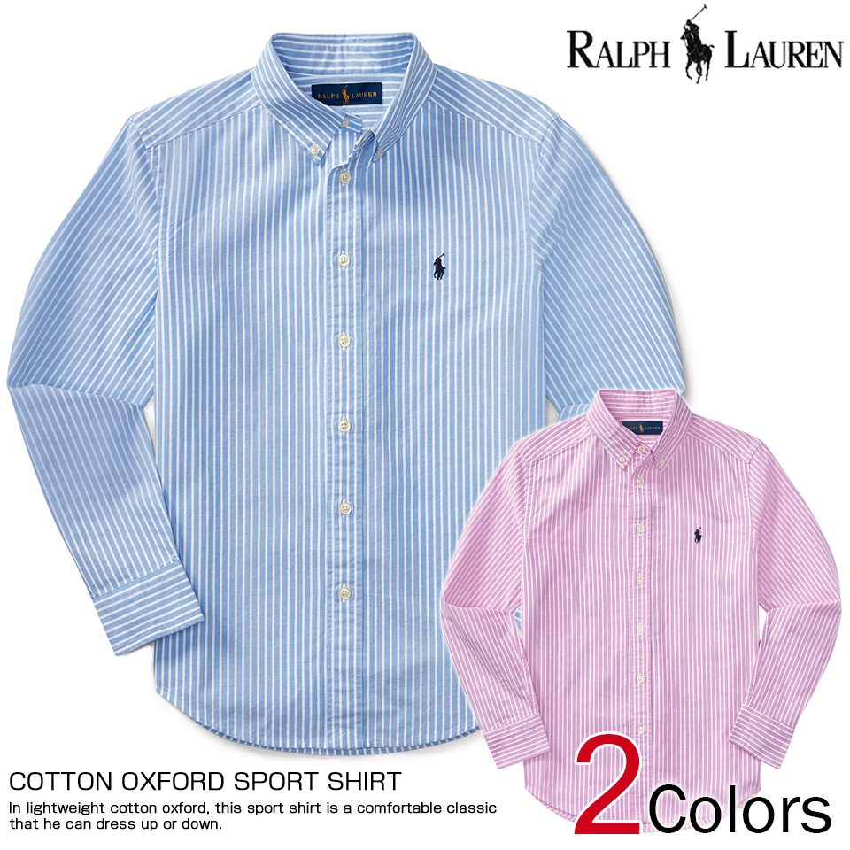 ralph lauren cotton oxford sport shirt