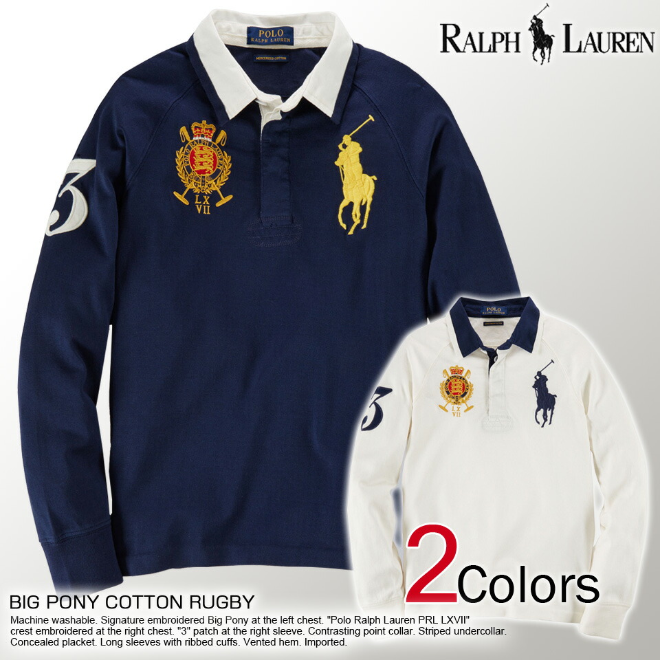 ralph lauren long sleeve polo big pony