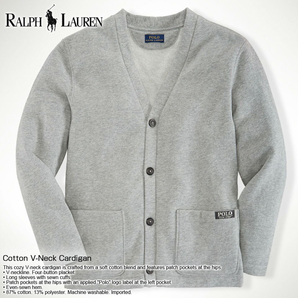 ralph lauren v neck cardigan